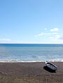 Barque sur la plage