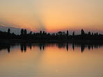 Coucher de soleil dor