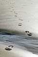 Pas dans le sable